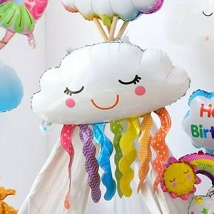 {🌞 5 for $10} or {10 for $20}Rainbow Cloud Balloon